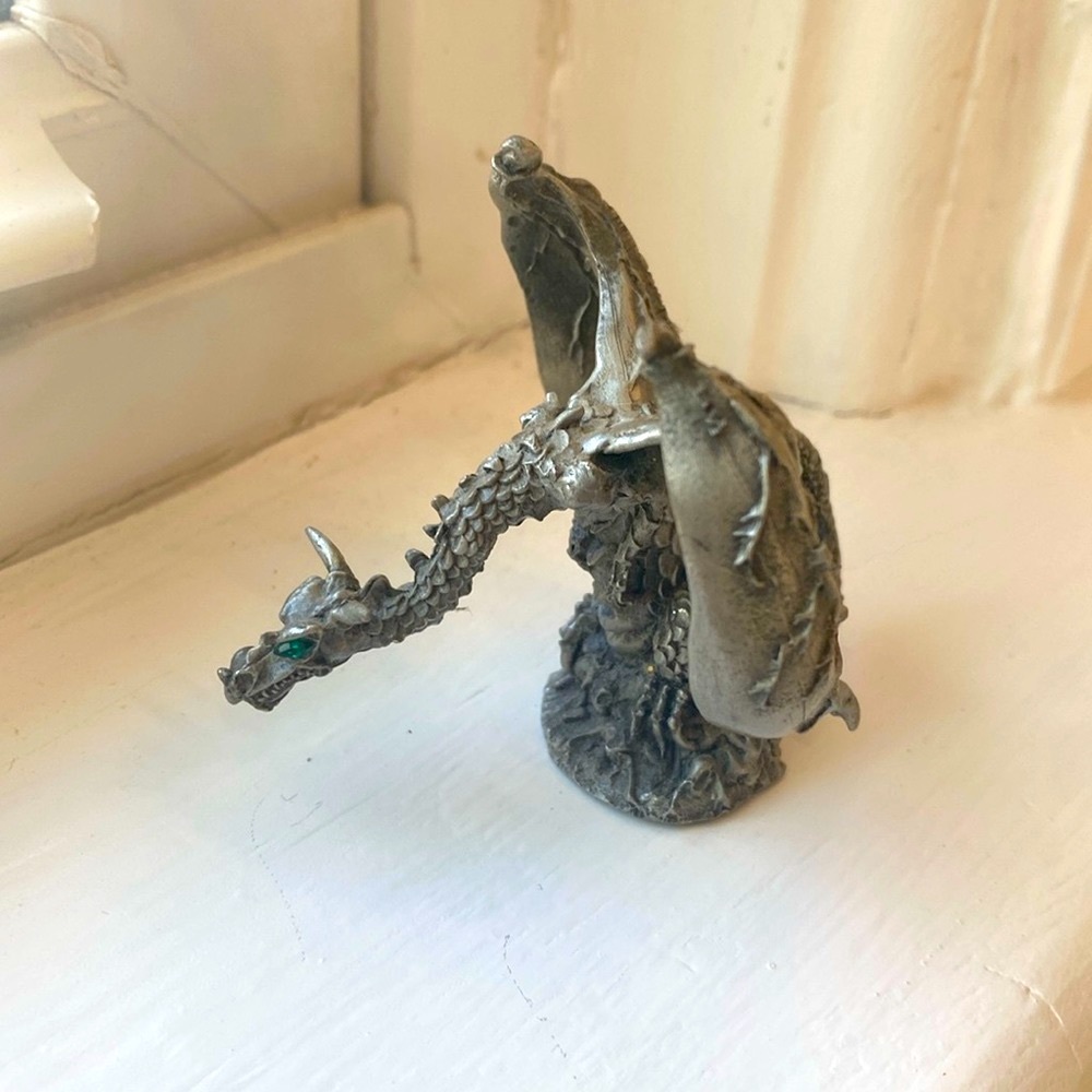 Pewter dragon - Picture 4 of 12